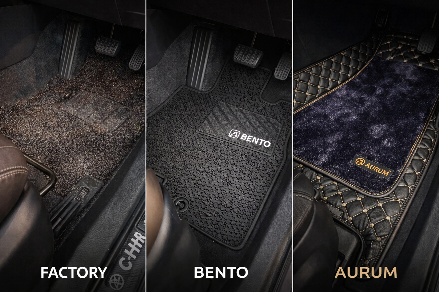 Factory vs Bento vs Aurum comparison